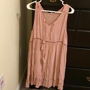 Pink Boho Dress